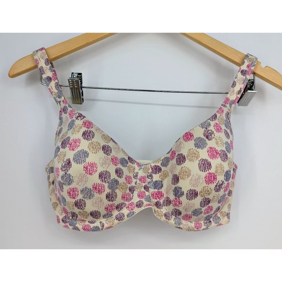 MODERN MOVEMENT BRA 32DDD Tan & polka dots - Picture 3 of 9